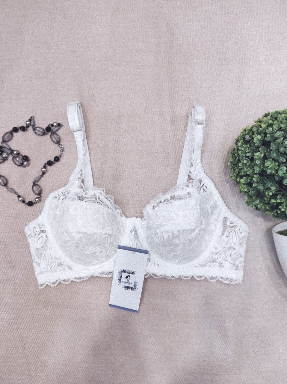 Lace Women's Bra Breast Cover Summer Thin Full Cup Bras 504575