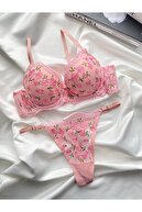 Sweet Flower Bra Set