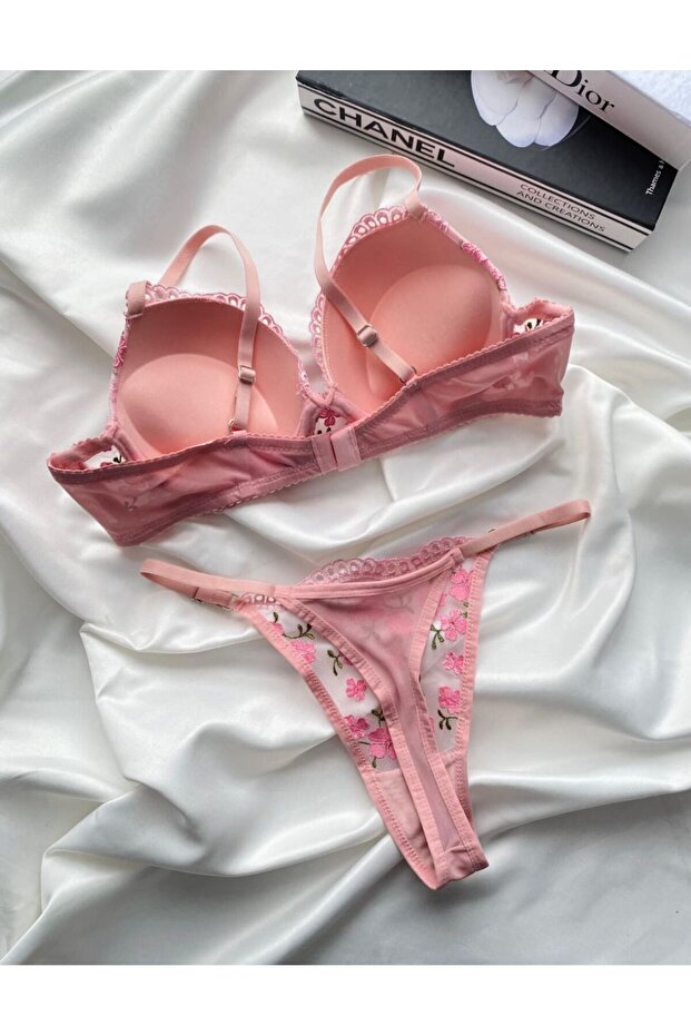 Sweet Flower Bra Set