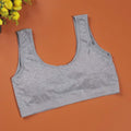 Teen Girls Sports Bra Cotton Young Girls Training Bra With Chest Pad S-1898393