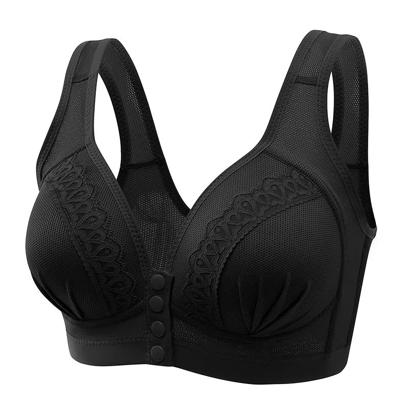 Comfortable Large Size Front Buckle Pregnant Women's Breastfeeding Underwear 44393