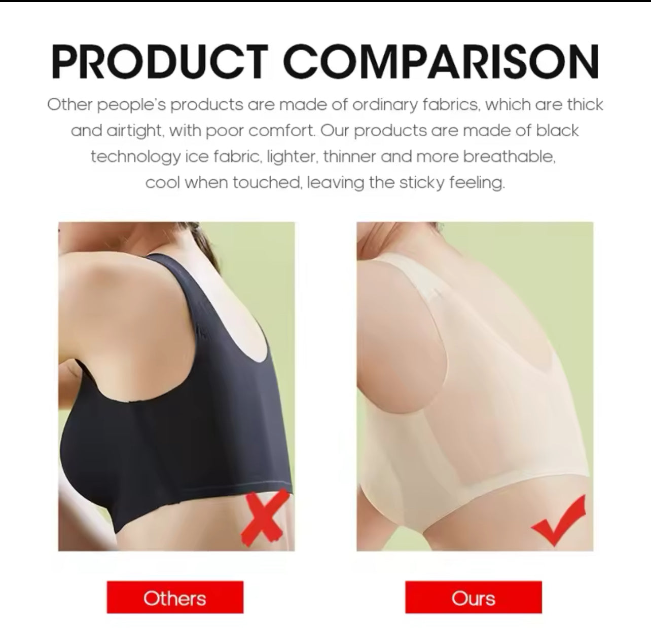 Ultra Thin Bras Ice Silk Croset Seamless Beauty Back Underwear - 8547