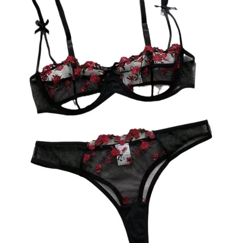 COOL FIT Summer Flower Floral BRA Set