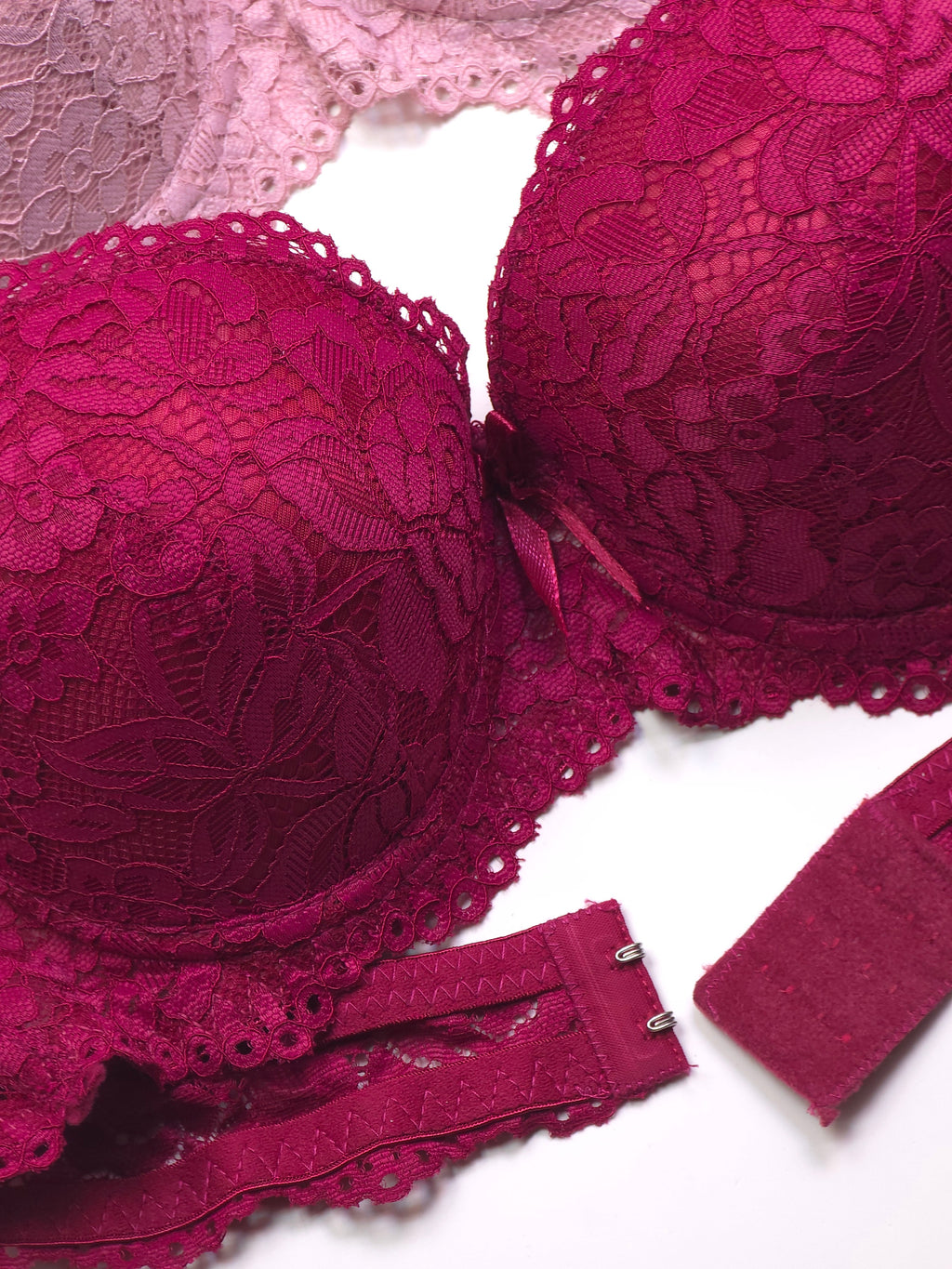 Bridal Double Padded Push-up Lace bra