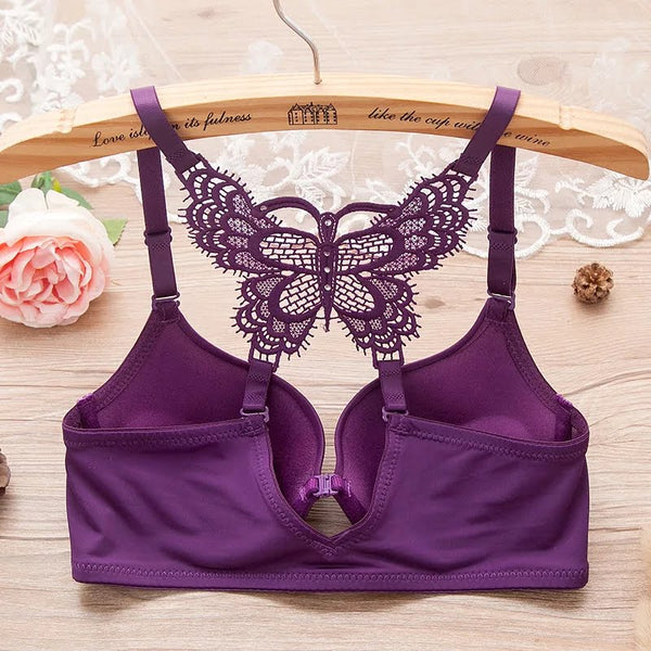 Double Padded Butterfly Bra Panty Set [132]
