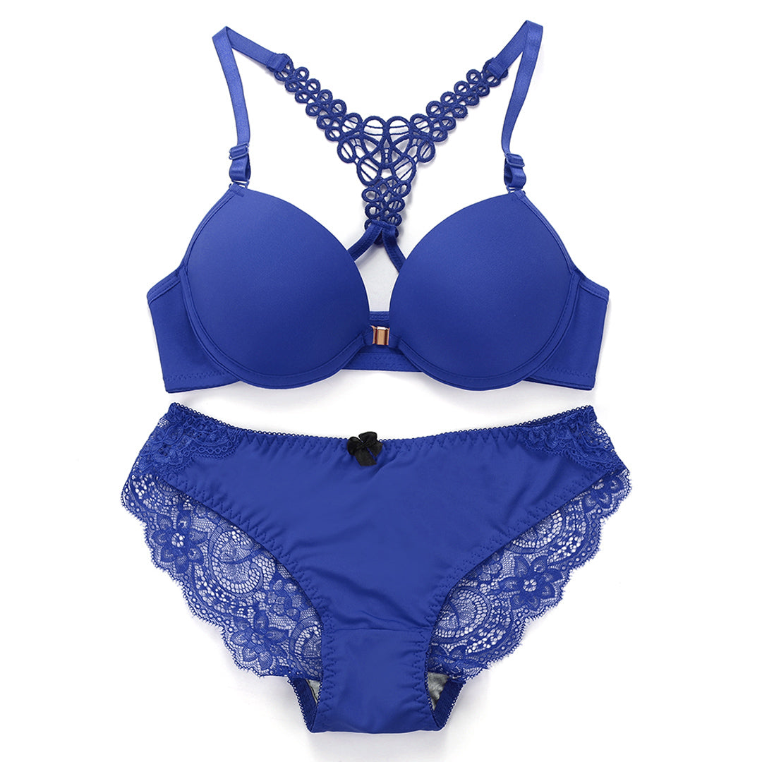 Double Padded Butterfly Bra Panty Set [132]