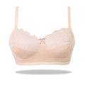 Soft Mesh Double Layered Sag Lift Non Padded Minimizer Bra