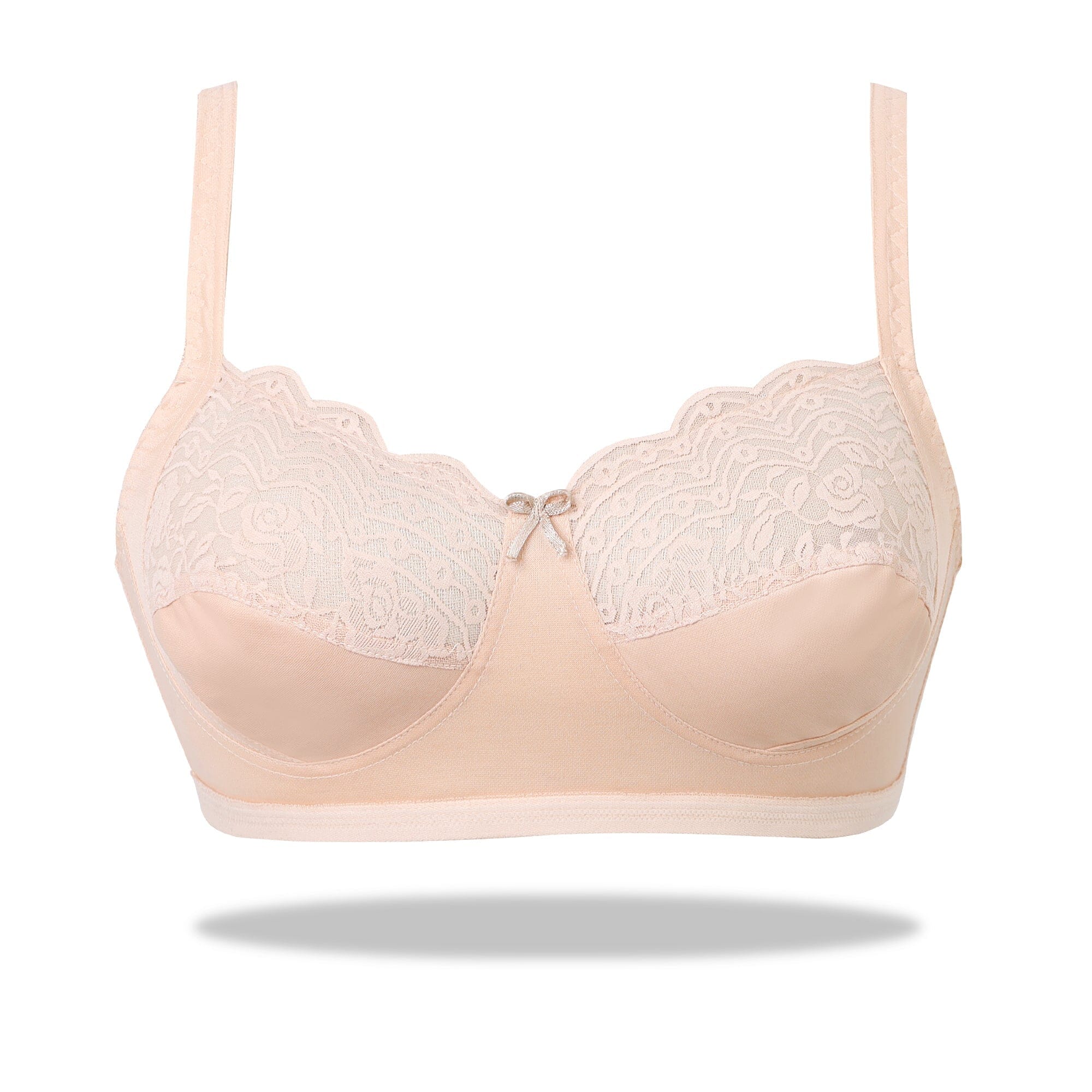 Soft Mesh Double Layered Sag Lift Non Padded Minimizer Bra